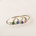  Dual Birthstone Ring