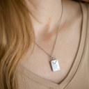 Rose Gold Love Note Envelope Locket