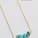 December Natural Gemstone Birthstone Necklace