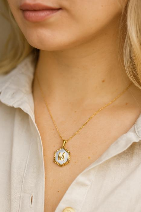 Minimalist Initial Letter Necklace