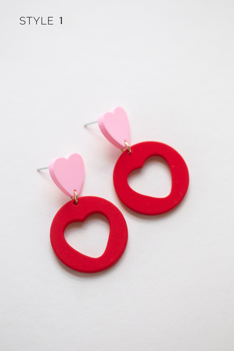 Fun Heart Earrings Collection