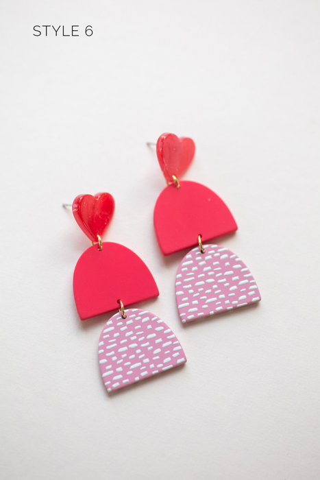 Fun Heart Earrings Collection