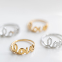 Love gold 6 Heart and Love Rings