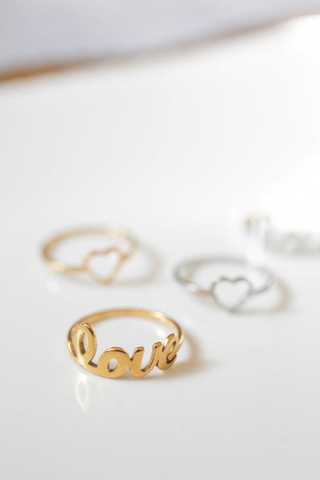 Heart and Love Rings