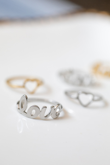 Heart and Love Rings