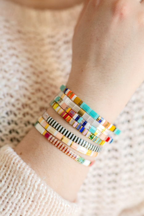Stretchy Tila Summer Bracelets