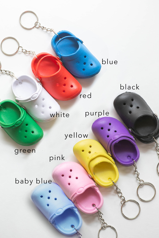 Colorful Clog Keychain