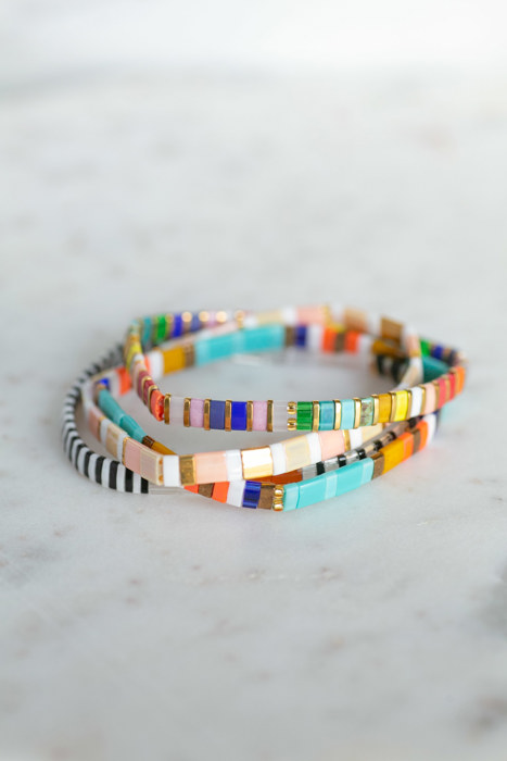 Stretchy Tila Summer Bracelets