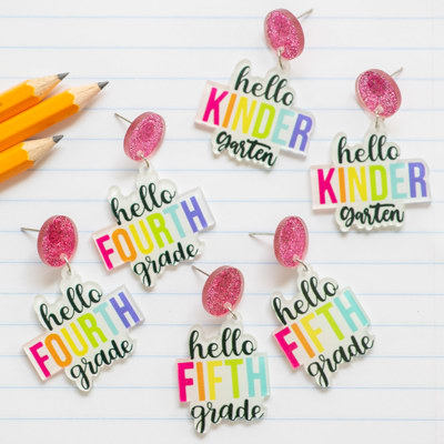 Back to School Teacher Earrings