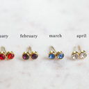 January Birthstone Stud Earrings