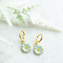 Style 4 Daisy Huggie Hoop Earrings