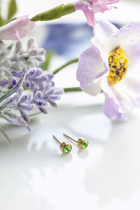 Birthstone Stud Earrings