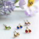  Birthstone Stud Earrings