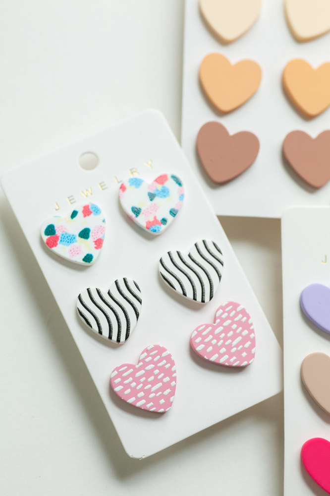 Heart Stud Earring Sets