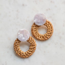 Style 1 Boho Rattan Summer Earrings