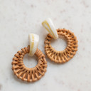 Style 3 Boho Rattan Summer Earrings