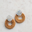 Style 2 Boho Rattan Summer Earrings