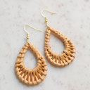 Style 5 Boho Rattan Summer Earrings