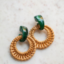 Style 4 Boho Rattan Summer Earrings