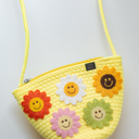 Yellow Flower Crossbody Purse