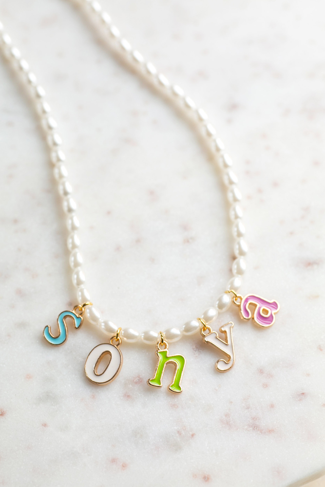 Pearl Personalized Necklace