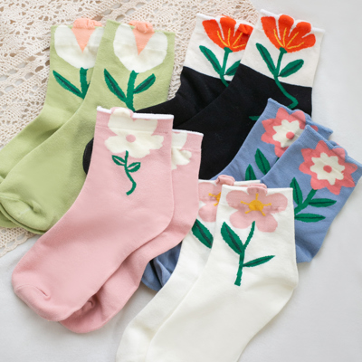 Fun Floral Socks