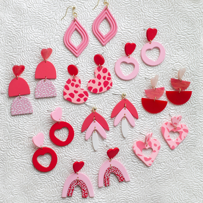 Fun Heart Earrings Collection