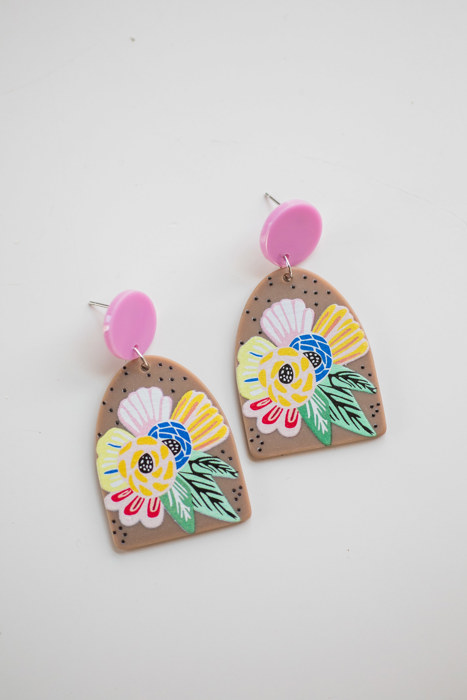 Colorful Spring Earrings | Floral Earrings