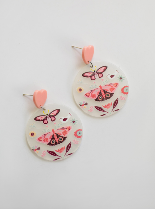 Colorful Spring Earrings | Floral Earrings