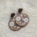 Style 5 Wooden Wildflower Earrings