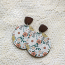 Style 3 Wooden Wildflower Earrings