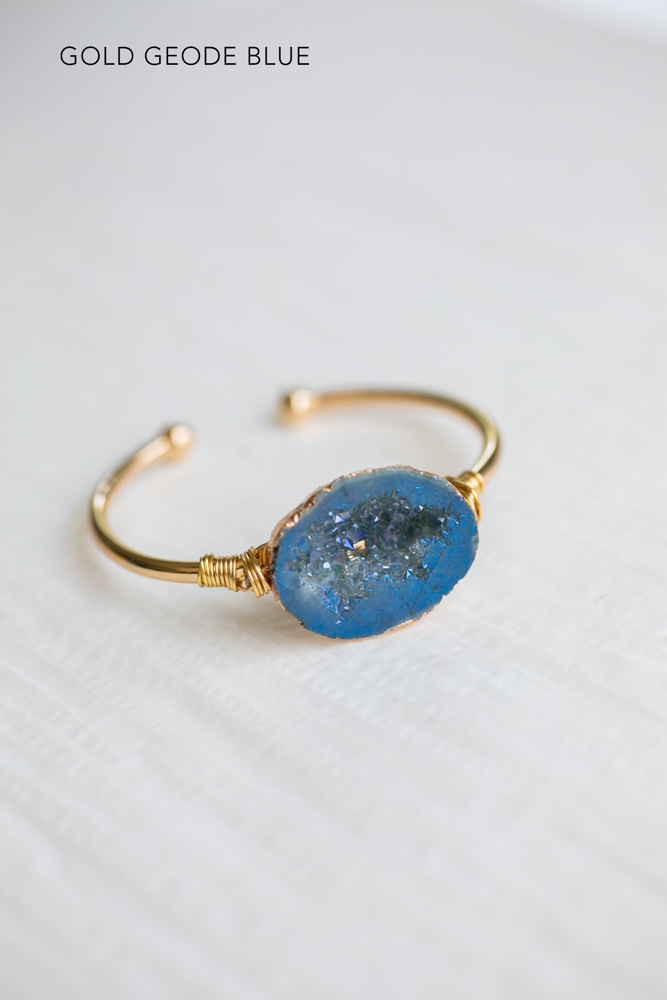 Geode Bangle Bracelet