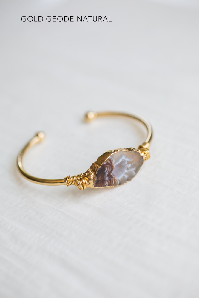 Geode Bangle Bracelet