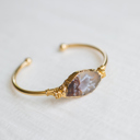 Natural Geode Bangle Bracelet