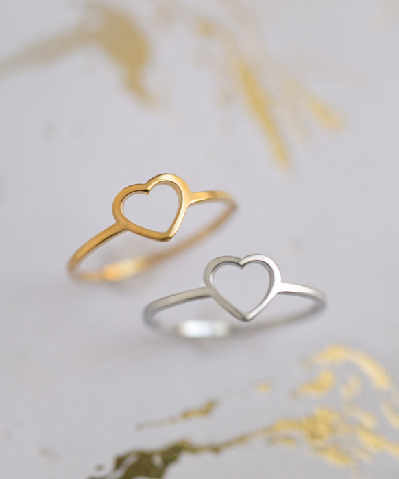 Heart and Love Rings