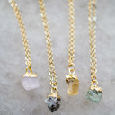  Natural Gemstone Birthstone Necklace