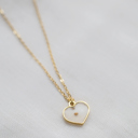 Gold Heart Mustard Seed Necklaces