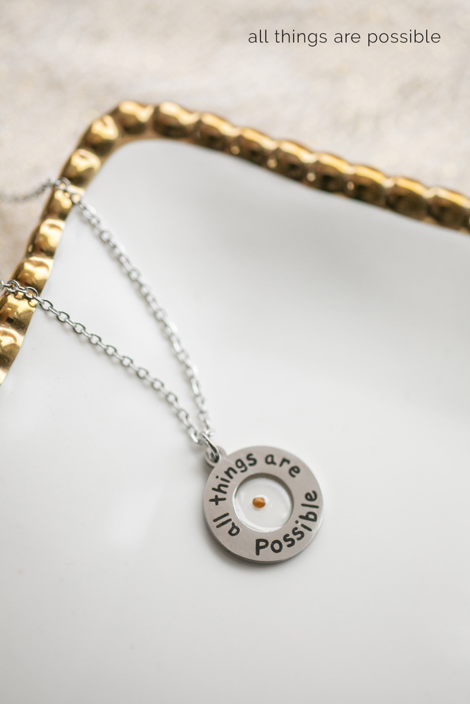 Mustard Seed Faith Necklaces