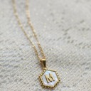  Minimalist Initial Letter Necklace