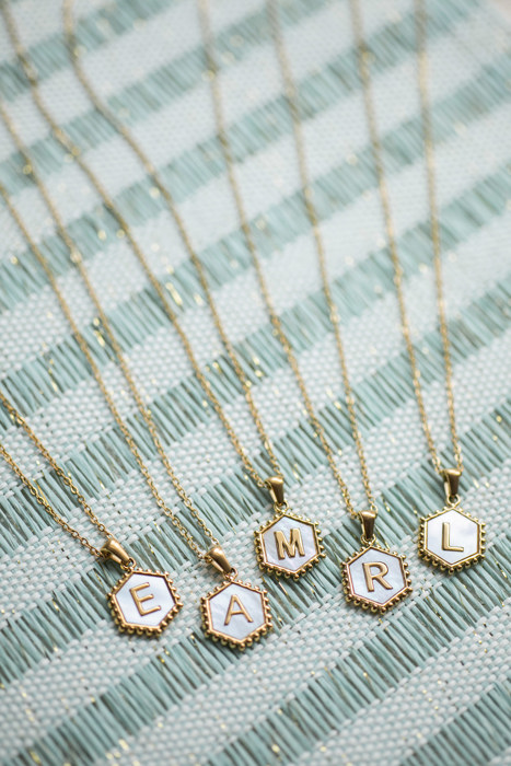 Minimalist Initial Letter Necklace