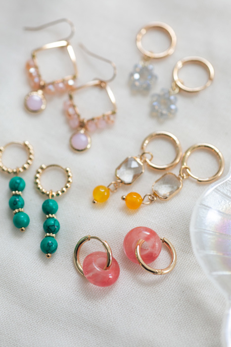 Summer Beaded Hoop Earring Collection