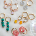  Summer Beaded Hoop Earring Collection