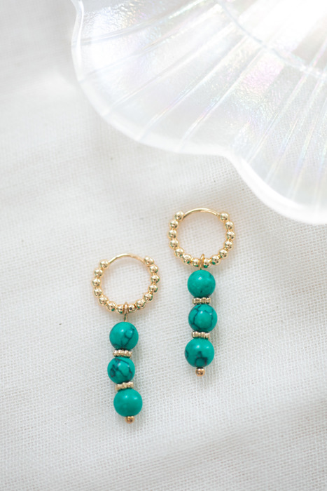 Summer Beaded Hoop Earring Collection