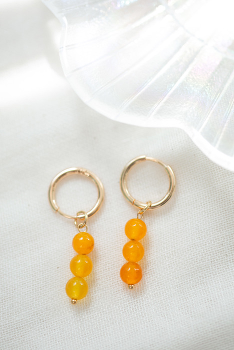 Summer Beaded Hoop Earring Collection