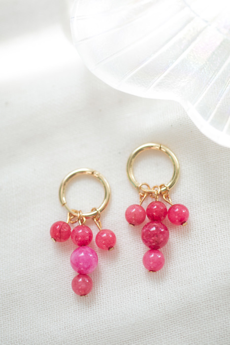 Summer Beaded Hoop Earring Collection