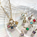  Personalized Birthstone Charm Necklace