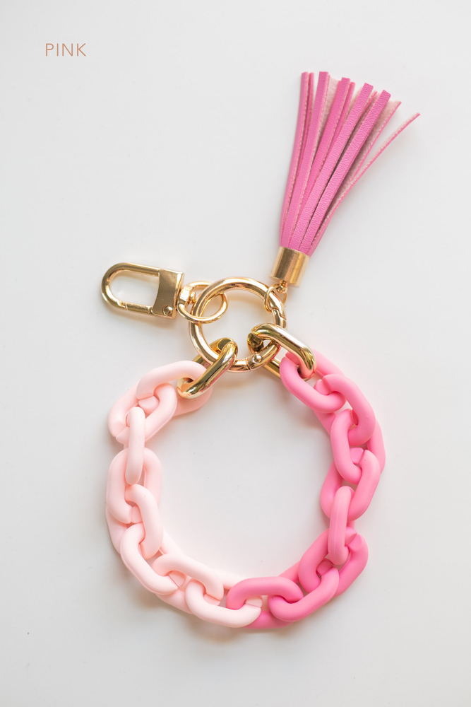 Chain Link Wristlet Keychain