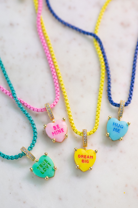 Conversation Heart Necklaces