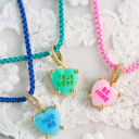  Conversation Heart Necklaces