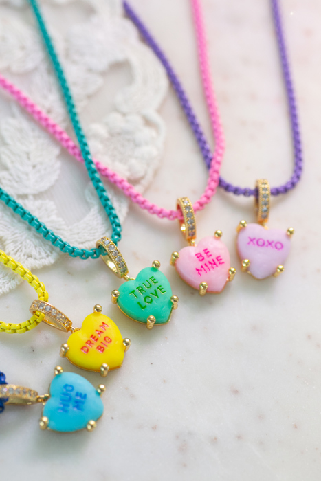 Conversation Heart Necklaces